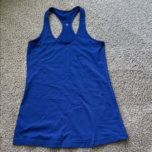 lululemon athletica Royal Blue Racerback Tank reversible sz 8/10?